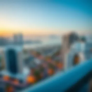 Ajman Creek Towers overlooking the vibrant community and waterfront