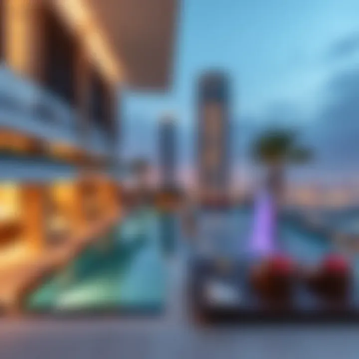 Luxurious amenities within Al Fattan Park View Tower