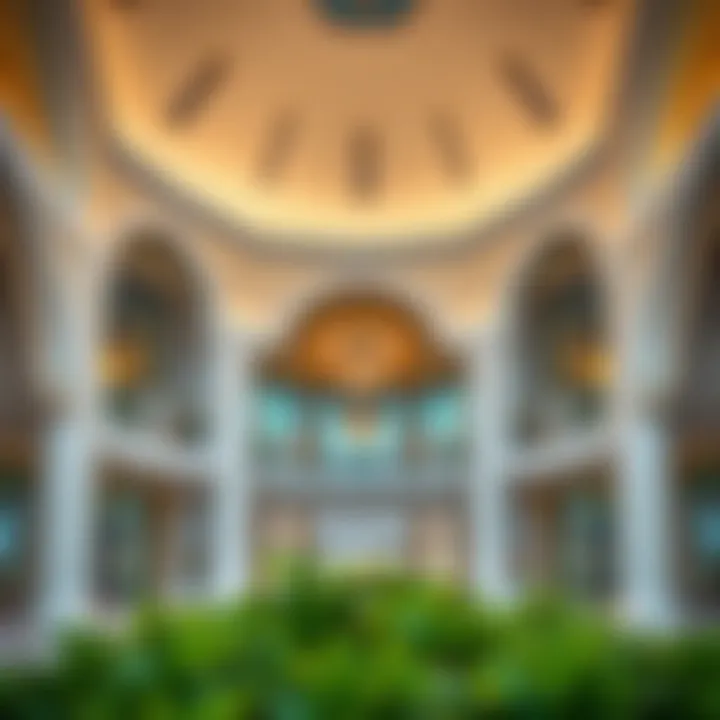 Architectural design showcasing the unique features of Al Khail Gate Community Centre