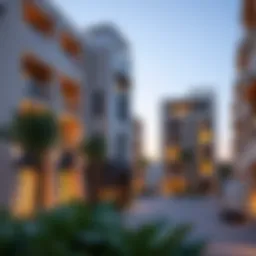 Modern architectural design of Al Mazaya projects