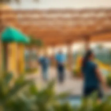 Vibrant community spaces in Al Qusais with recreational facilities