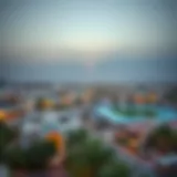 Panoramic view of Al Qusais showcasing modern architecture