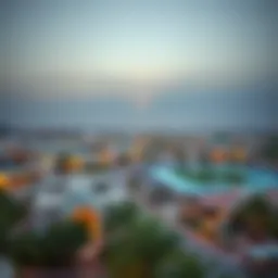 Panoramic view of Al Qusais showcasing modern architecture