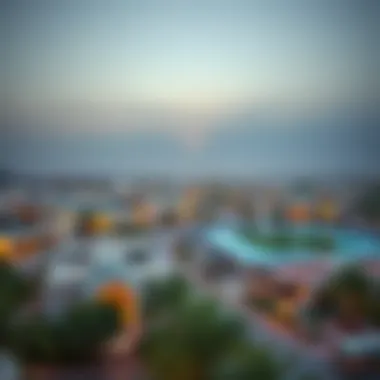 Panoramic view of Al Qusais showcasing modern architecture