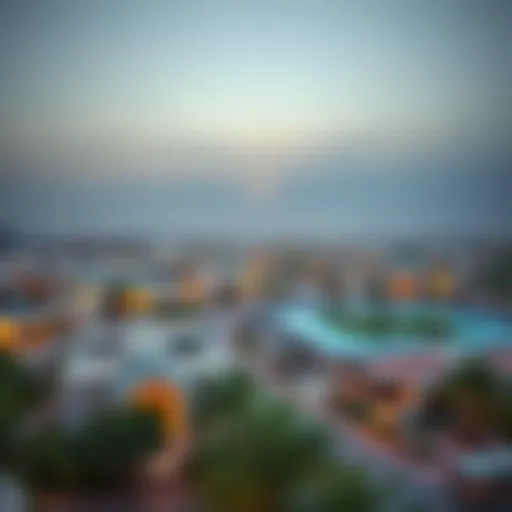 Panoramic view of Al Qusais showcasing modern architecture