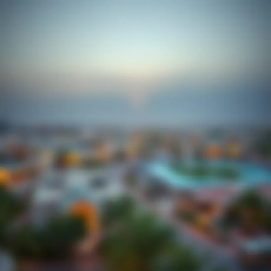 Panoramic view of Al Qusais showcasing modern architecture