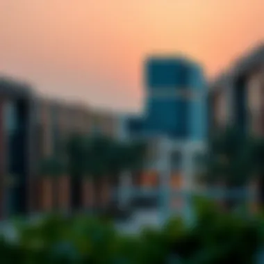 Investment Potential in Al Raha Gardens Plaza Market dynamics and investment potential represented visually through engaging graphics