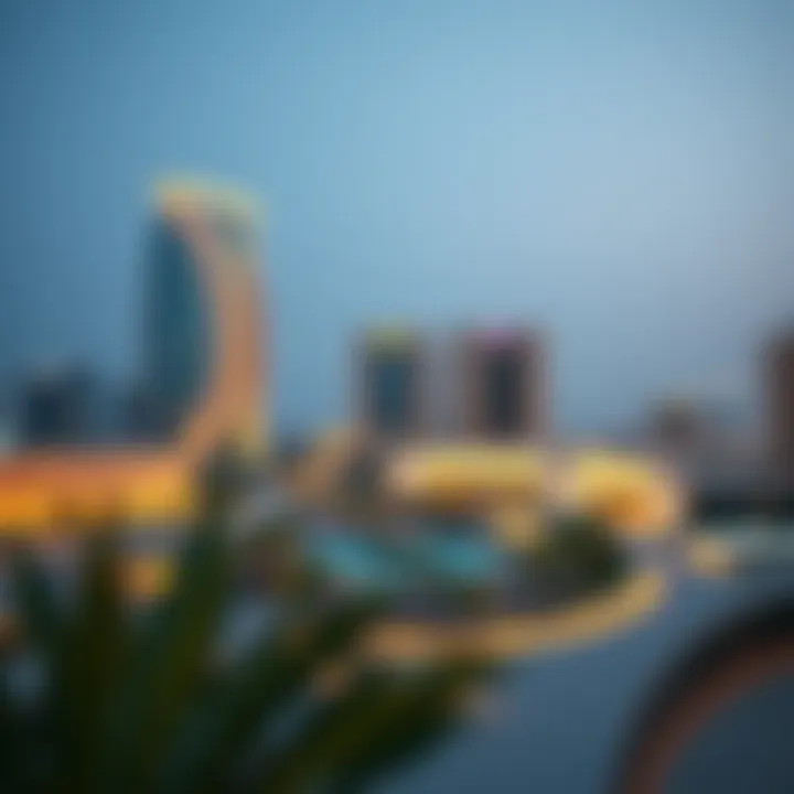 Radiant Square's Prime Location on Al Reem Island Stunning view of Al Reem Island highlighting Radiant Square's location