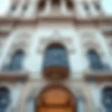 Intricate Architectural Features of Al Tayer Building Architectural detail of Al Tayer Building