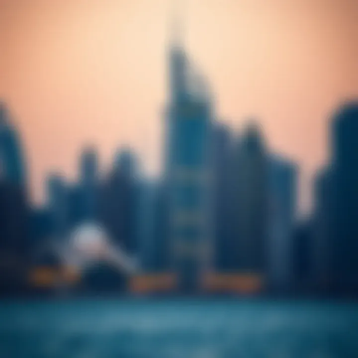 Al Tayer Building Against the Dubai Skyline Dubai skyline showcasing Al Tayer Building