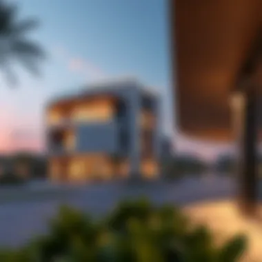 Modern Architectural Designs Architectural rendering of a modern project