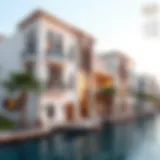 Architectural Detail of Azizi Venice Stunning architectural detail of Azizi Venice