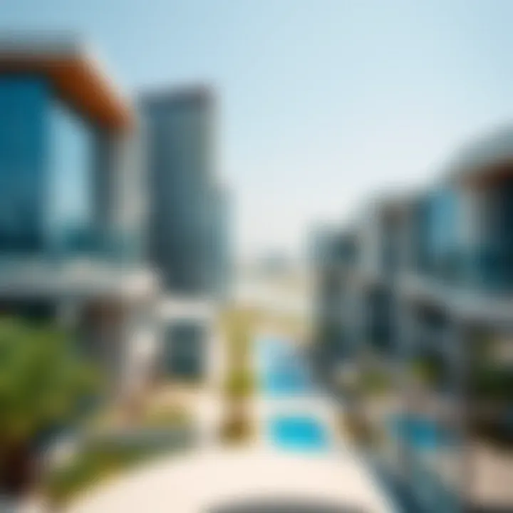 Modern Architectural Marvels in Barari Views Scenic view of Barari Views showcasing modern architecture