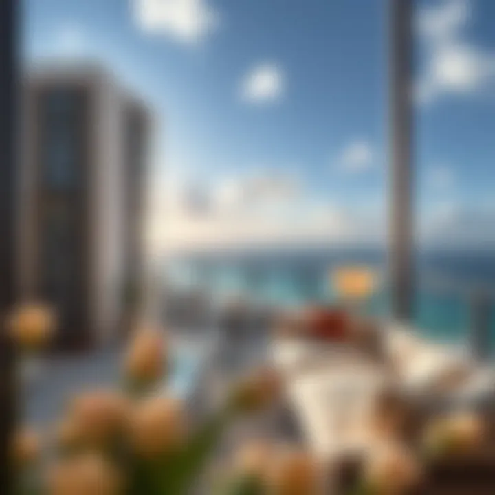 Stunning Unit Views View from a unit in Beach Isle Tower One