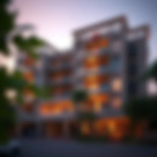 Stunning Exterior of Binghatti Heights Binghatti Heights residential building exterior view