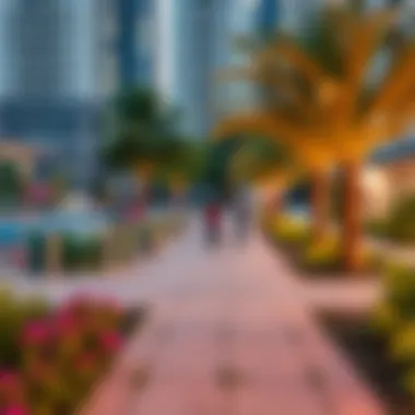 Community amenities surrounding BNH Tower 3, including parks and recreational areas