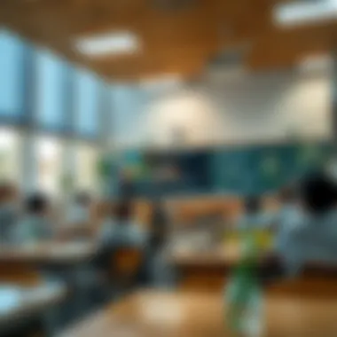 Classroom environment showcasing interactive learning