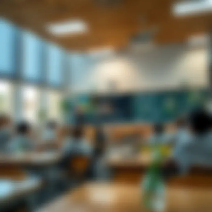 Classroom environment showcasing interactive learning