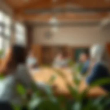 Parent-teacher meeting fostering community relationships