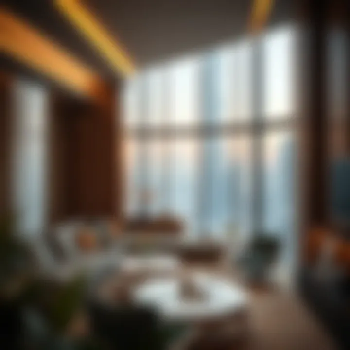 Luxurious apartment interior in Burj Khalifa