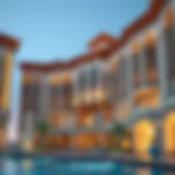 Luxurious exterior view of Caesars Umm Suqeim