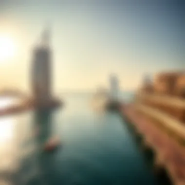 Stunning Waterfront Panorama at Caesars Umm Suqeim Breathtaking waterfront view from Caesars Umm Suqeim