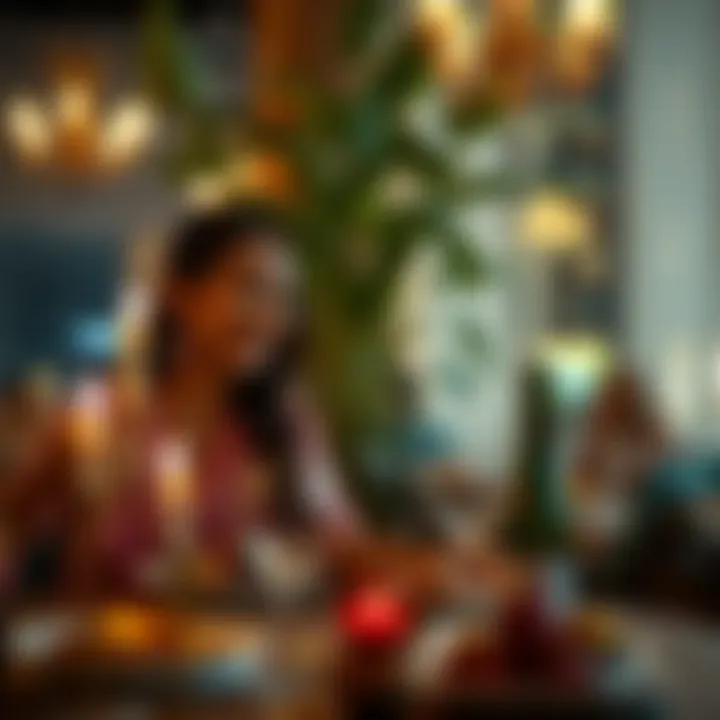 Couple Enjoying a Romantic Dinner Experience Couple enjoying a romantic dinner experience