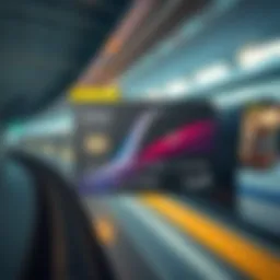 Dubai Metro Card showcasing its design