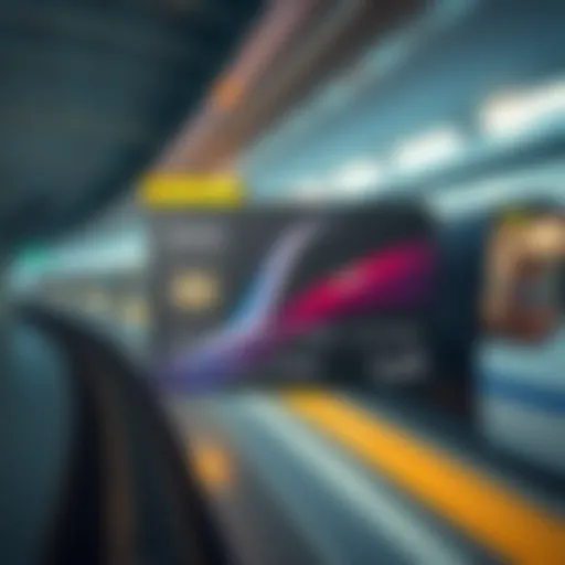 Dubai Metro Card showcasing its design