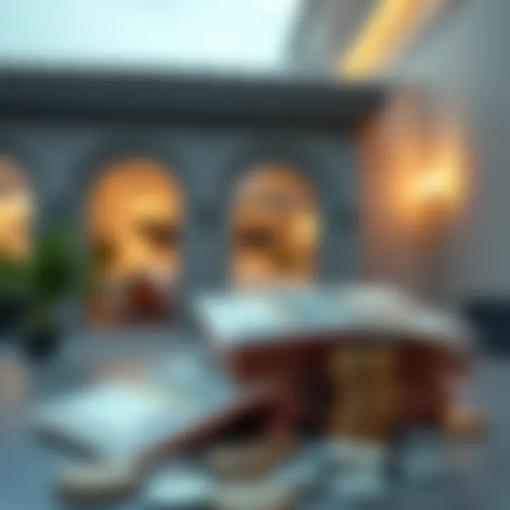 Currency exchange concept