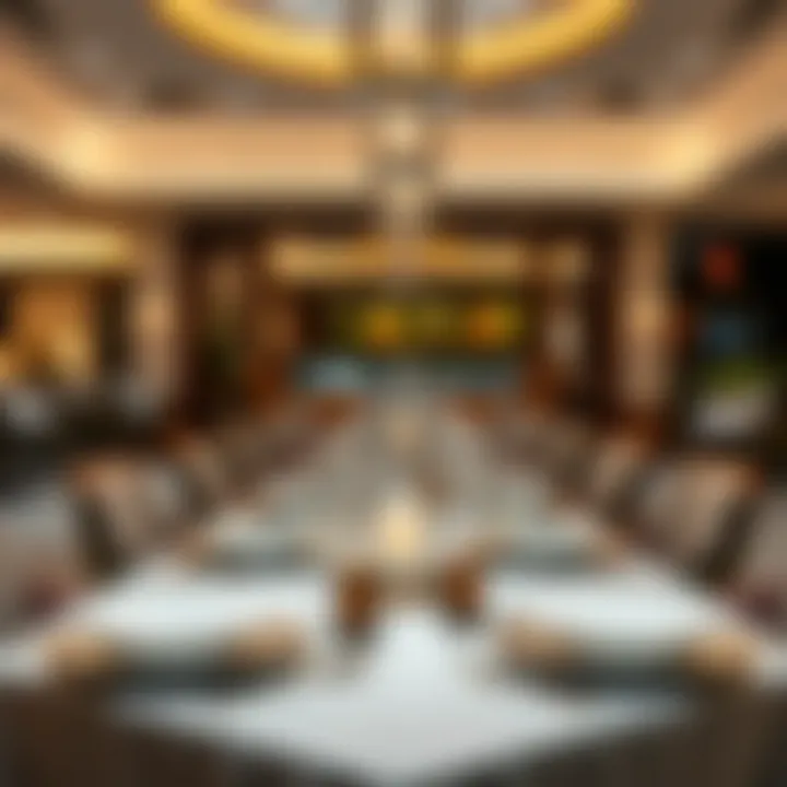 Elegant dining setup reflecting the ambiance of a restaurant