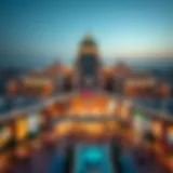 Aerial view of Dalma Mall showcasing its architectural beauty