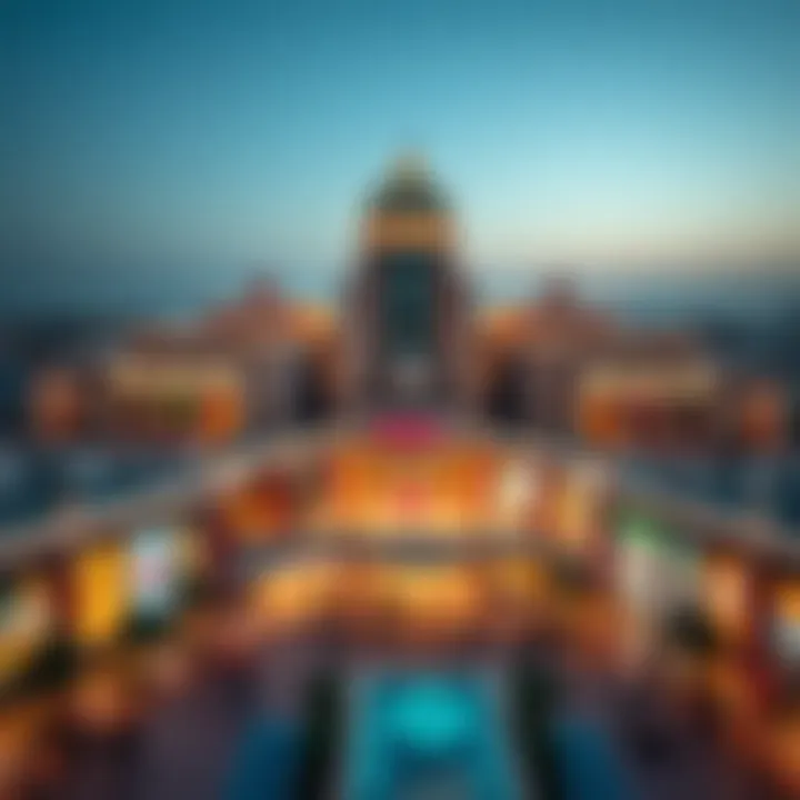 Aerial view of Dalma Mall showcasing its architectural beauty