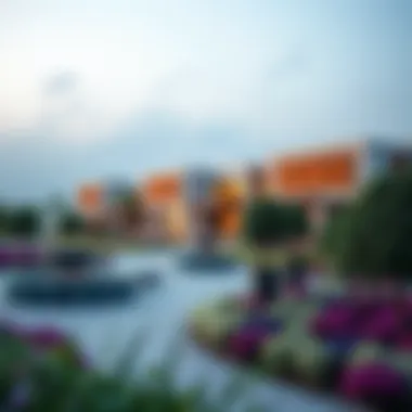 Amenities available at Damac Hills 2, including parks and recreational facilities