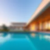 Stunning architectural design of Damac Lagoons Ibiza showcasing modern waterfront living.