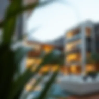 Modern architectural design of a high-end apartment