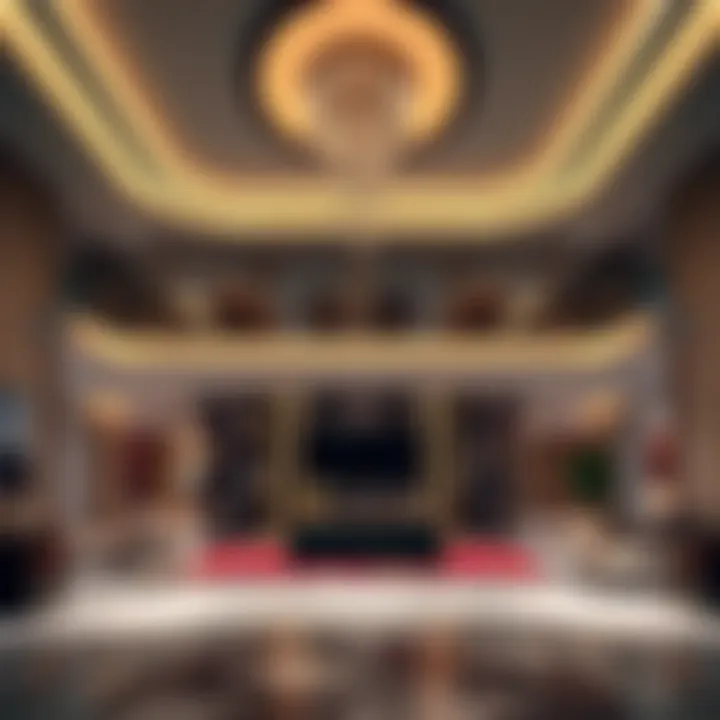 Elegant Lobby Design at DoubleTree by Hilton Dubai Al Barsha Luxurious lobby of DoubleTree by Hilton Hotel & Residences Dubai Al Barsha showcasing modern design