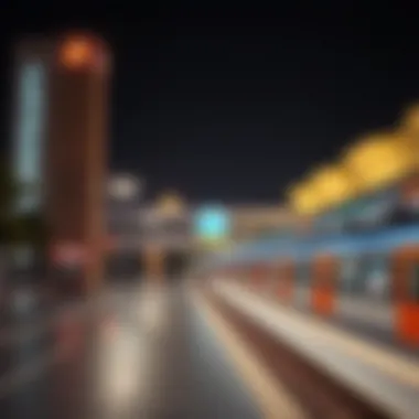 Surroundings and Developments near Dubai Festival City Metro Station Surrounding developments near Dubai Festival City Metro Station illustrating growth and infrastructure