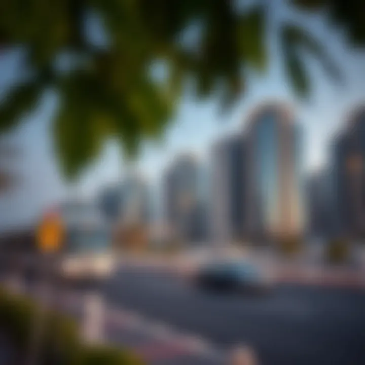 Real estate development near Dubai Metro stations