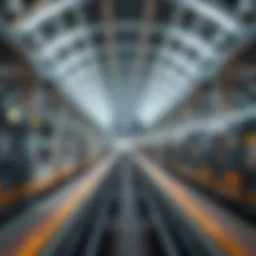 Dubai Metro station interior showcasing modern design