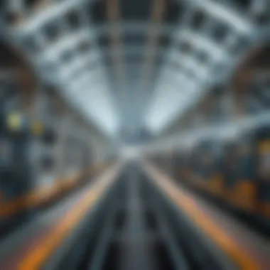 Dubai Metro station interior showcasing modern design