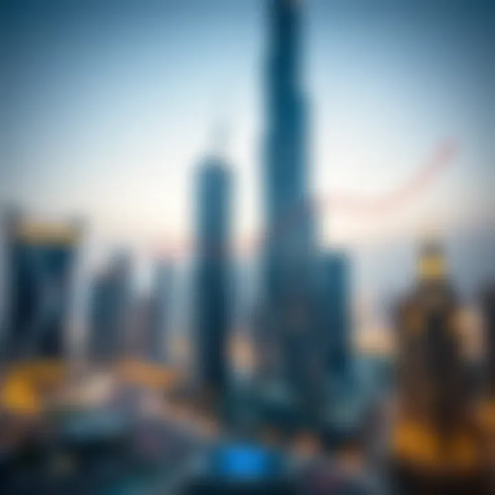 Market trends graph for Dubai real estate