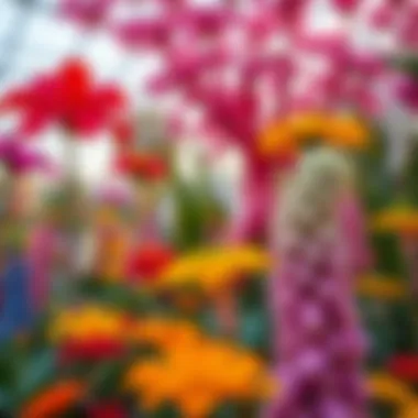 Vibrant Floral Displays Vibrant floral displays at Dubai's Magic Garden
