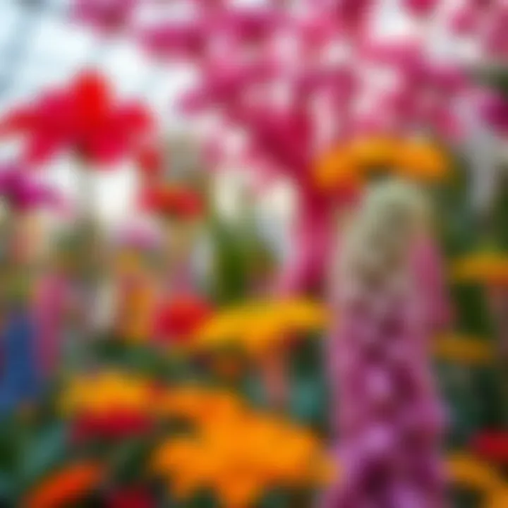 Vibrant Floral Displays Vibrant floral displays at Dubai's Magic Garden