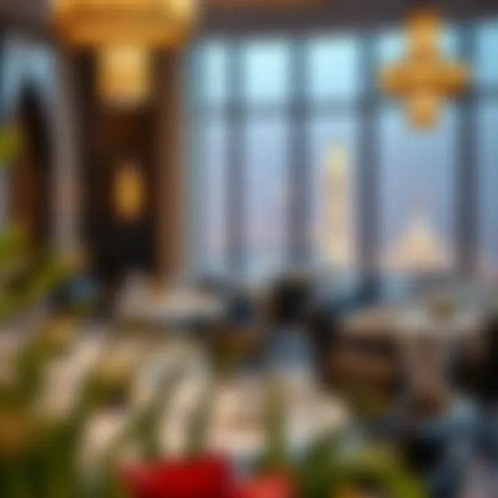 Elegant Dining Experiences for Eid Al-Fitr in Dubai Luxurious settings showcasing Eid Al-Fitr festive meals