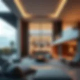 An elegant architectural rendering of Ellington House IV showcasing its modern design