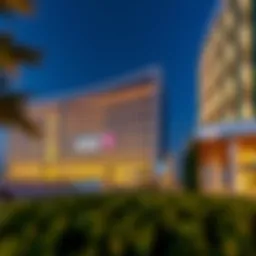 Exterior view of Emaar Business Park Building 4 showcasing modern architecture