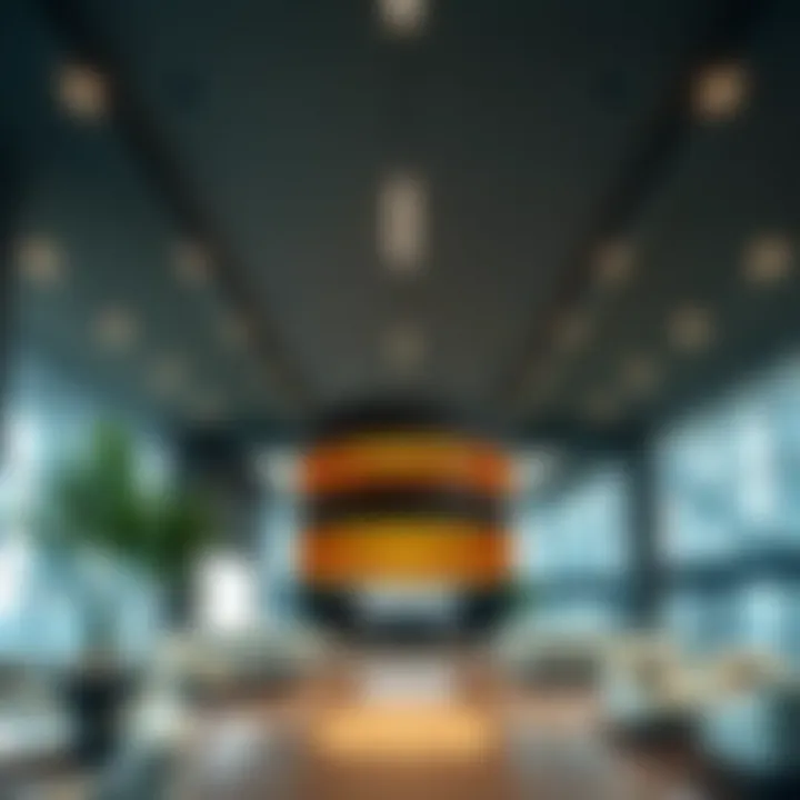 A modern commercial space designed by Emaar, emphasizing innovation and sustainability.