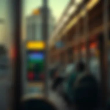 Public Transportation in Dubai's Affordable Living Areas Public transportation scene in Dubai illustrating accessibility in cost-effective living areas.