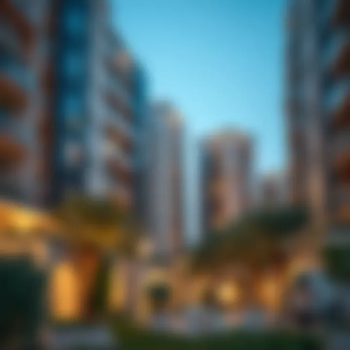 Exterior view of budget-friendly apartments in Dubai